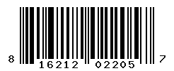 UPC barcode number 816212022057