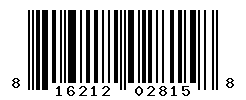 UPC barcode number 816212028158