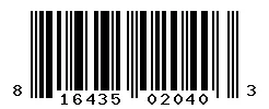 UPC barcode 816435020403