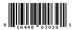 UPC barcode number 816448020391