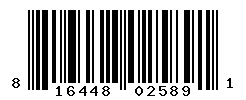 UPC barcode number 816448025891