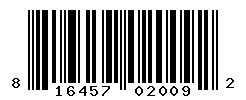 UPC barcode number 816457020092