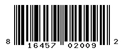 UPC barcode 816457020092