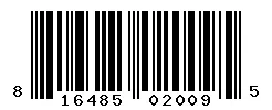 UPC barcode 816485020095
