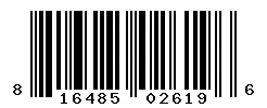 UPC barcode 816485026196