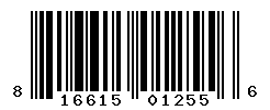 UPC barcode number 816615012556