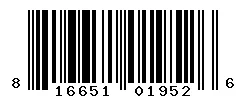 UPC barcode 816651019526