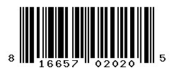 UPC barcode number 816657020205