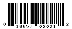 UPC barcode number 816657020212