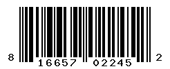 UPC barcode number 816657022452