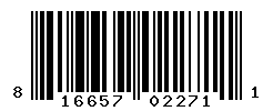 UPC barcode number 816657022711