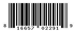 UPC barcode number 816657022919