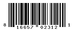 UPC barcode number 816657023121