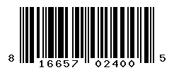 UPC barcode number 816657024005