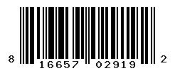 UPC barcode number 816657029192