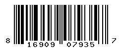 UPC barcode number 816909079357
