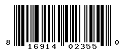 UPC barcode number 816914023550