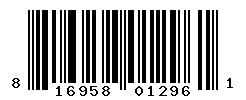 UPC barcode number 816958012961