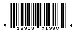 UPC barcode number 816958019984