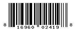 UPC barcode number 816960024198