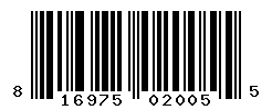 UPC barcode number 816975020055