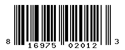 UPC barcode number 816975020123