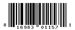 UPC barcode 816983011571