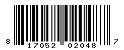 UPC barcode number 817052020487