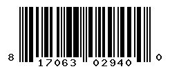 UPC barcode number 817063029400