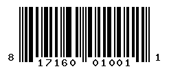 UPC barcode number 817160010011