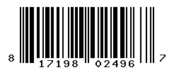 UPC barcode number 817198024967