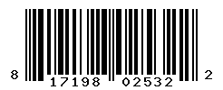 UPC barcode number 817198025322
