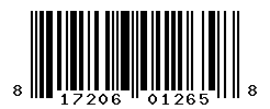 UPC barcode number 817206012658
