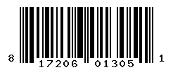 UPC barcode number 817206013051