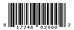 UPC barcode number 817246020002