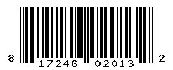 UPC barcode number 817246020132