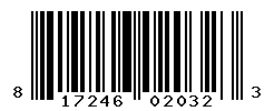 UPC barcode number 817246020323