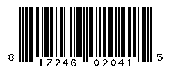 UPC barcode number 817246020415