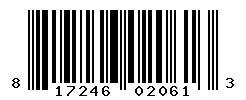 UPC barcode number 817246020613