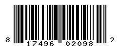 UPC barcode number 817496020982