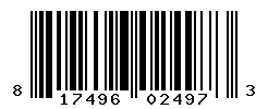 UPC barcode number 817496024973