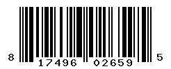 UPC barcode number 817496026595