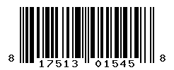 UPC barcode number 817513015458