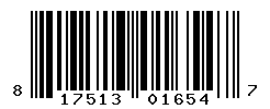 UPC barcode number 817513016547