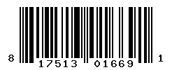 UPC barcode number 817513016691