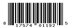 UPC barcode number 817574011925