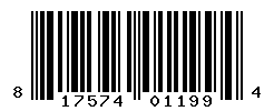 UPC barcode number 817574011994