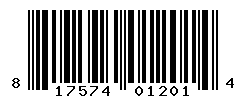 UPC barcode number 817574012014