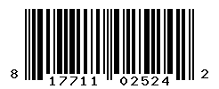 UPC barcode number 817711025242