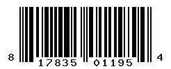 UPC barcode number 817835011954